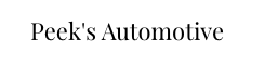 Peek's Automotive logo